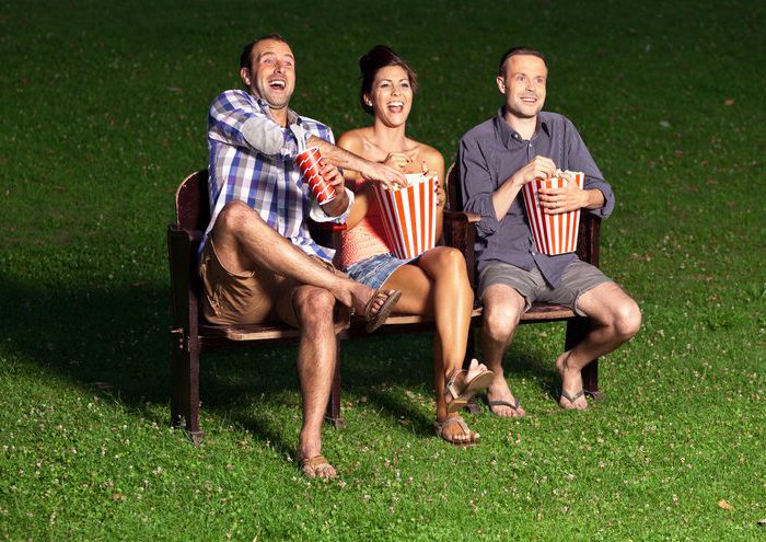 Outdoor Movie night rentals  and inflatable screen rentals for the Chicago area
